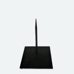 Podstawa metalowa czarna 12 cm