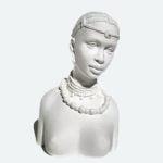 Popiersie gipsowe Agnes Masaj