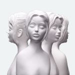 Popiersie gipsowe Grace