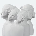 Popiersie gipsowe kobiece I