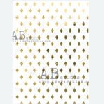 ABStudio 0199 Złoty papier ryżowy - Romby