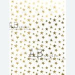 ABStudio 0197 Złoty papier ryżowy-Gwiazdki