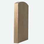 Deski grube z małym łukiem do ikon 25 cm