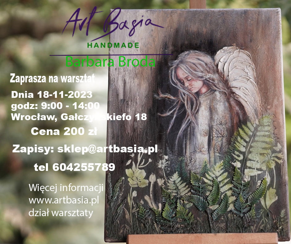 Obraz z leśnym aniołem