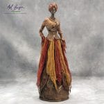 Figurka kobiety, powertex Afrykańska Królowa