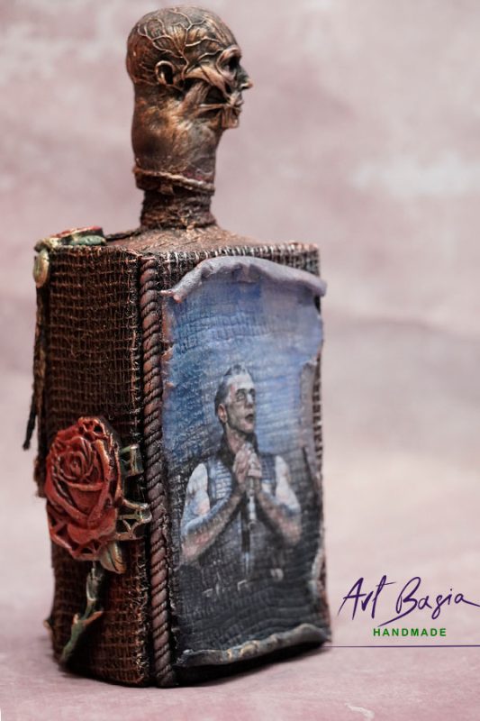 Butelka inspirowana zespołem Rammstein – personalizowana sztuka dla fanów 3 IMG 0165