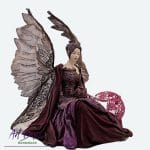 Ręcznie Wykonany Anioł – Unikatowa Rzeźba Artystyczna z Pięknymi Skrzydłami i Detalami