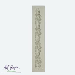 Pentart Foremka Silikonowa Bordiura Roślinna 17x3 cm 1 Foremka silikonowa bondiura kwiaty 2