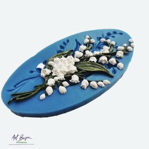 Forma Silikonowa Konwalie – Mila Projekt | Lilies of the Valley 14x7,5 cm 1 Foremka silikonowa konwalie 3 1