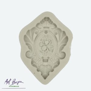 Pentart – Foremka Silikonowa Dekor z Różą | Klasyczne i Eleganckie Zdobienia 8x6 cm 1 Foremka silikonowa kwiatki 1
