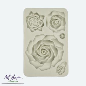 Pentart – Foremka Silikonowa Różyczki 13x8,5x2cm 1 Foremka silikonowa roze 2