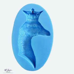 Forma Silikonowa Gęś w Koronie – Mila Projekt | Royal Goose 10x6 cm 1 Ges w koronie forma silikonowa