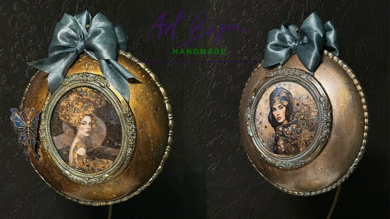 Unikalne medaliony decoupage 1 IMG 2130