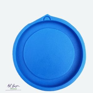 Forma Silikonowa Ramka Okrągła Pełna z Rantem – Mila Projekt 11x11,6 cm 1 Ramka pelna z rantem forma silikonowa