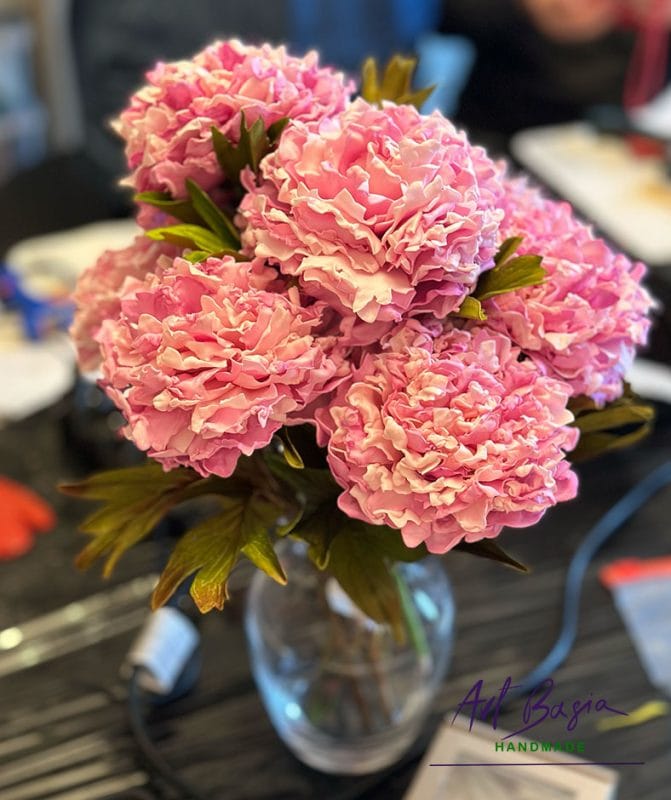 Peonie, które nigdy nie więdną 7 Bukiet rozowych peonii