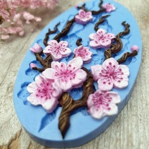 Forma Silikonowa Kwiaty Kwitnącej Wiśni – Mila Projekt | Cherry Blossom FMP079 1 Forma silikonowa Kwiat kwitnacej wisni 4