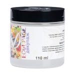 Masa pękająca Renesans Craquele 110 ml w białym opakowaniu, preparat do tworzenia spękań na farbie akrylowej, idealny do techniki decoupage i efektu crackle.