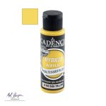 Butelka farby Cadence Hybrid Acrylic H-103 Sun Yellow – intensywny żółty kolor do różnych powierzchni.
