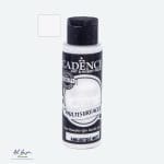 Butelka farby akrylowej Antyczna Biel marki Cadence Hybrid Acrylic do wielu powierzchni, w kolorze Antique White (H-004),