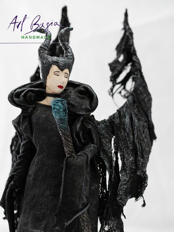 Nr 78 Figurka Diabolina z Powertex – ręcznie robiona dekoracja fantasy do wnętrz 7 Diabolina powertex artbasia 12