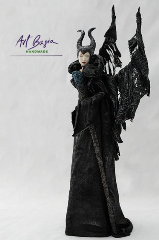 Nr 78 Figurka Diabolina z Powertex – ręcznie robiona dekoracja fantasy do wnętrz 3 Diabolina powertex artbasia 7