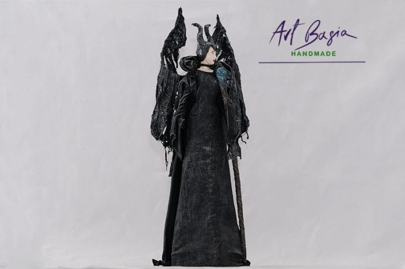 Nr 78 Figurka Diabolina z Powertex – ręcznie robiona dekoracja fantasy do wnętrz 1 Diabolina powertex artbasia 8