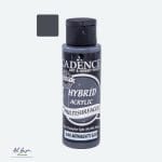 Butelka farby hybrydowej Cadence Hybrid Acrylic H-491 Anthracite Black — farba akrylowa do różnych powierzchni w kolorze antracytowej czerni.