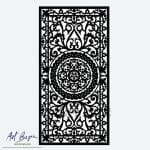 Szablon mandala ID-148 AB Studio 15x30 cm – orientalny wzór dekoracyjny