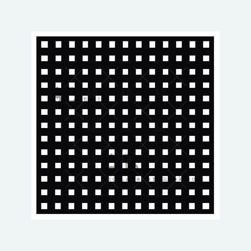 Szablon kratka 15x15 cm AB Studio – geometryczny wzór do tła mixed media i decoupage