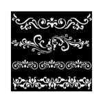 stamperia szablon 3d dekoracyjne ornamenty kstdq81 – klasyczne wzory do zdobień