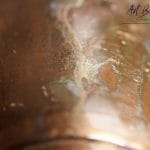 Wnętrze artystycznej szklanki fantasy – czyste szkło, dekoracja wyłącznie na zewnątrz ArtBasia