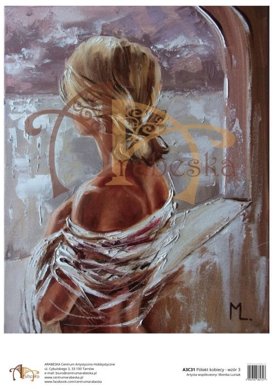 A3C31 Półakt kobiecy