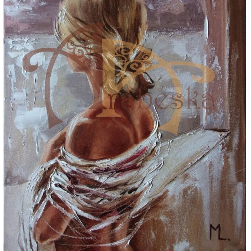 A3C31 Półakt kobiecy