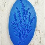 Forma silikonowa z motywem lawendy – relief kwiatowy do odlewów dekoracyjnych