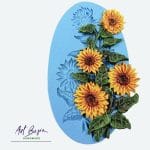 Forma Silikonowa Słoneczniki – Mila Projekt Sunflowers FMP004