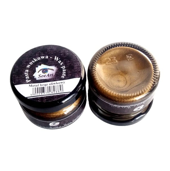 Pasta woskowa SeeArt 20 ml – Metaliczny Brąz Oliwkowy