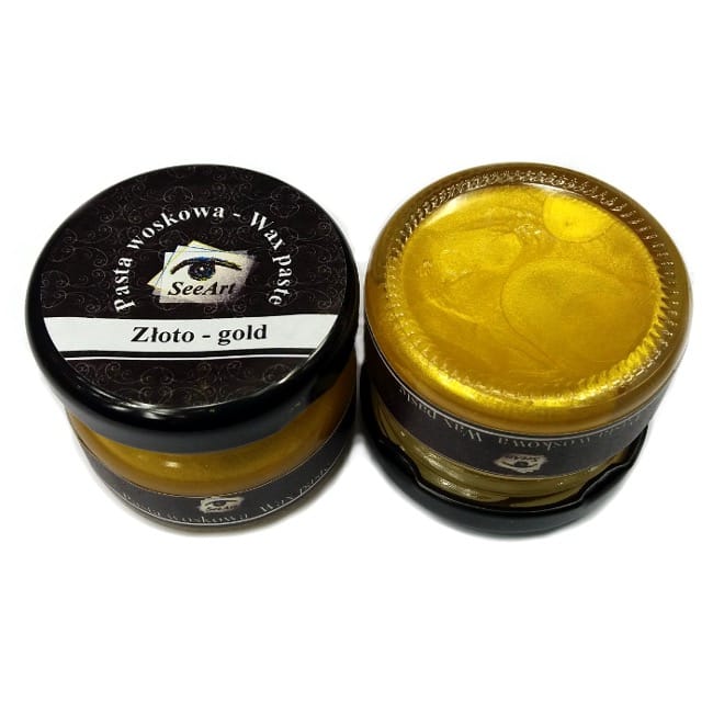 Pasta woskowa SeeArt 20 ml – Metaliczne Jasne Złoto