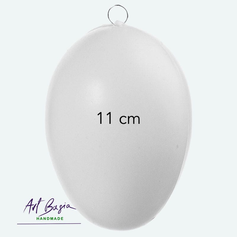 plastikowe jajko 11 cm do zdobienia