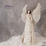 Auriel anioł ciszy, powertex, figurka anioła