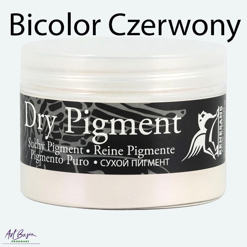 Suchy pigment mikowy Bicolor Czerwień Renesans 50g w pojemniku