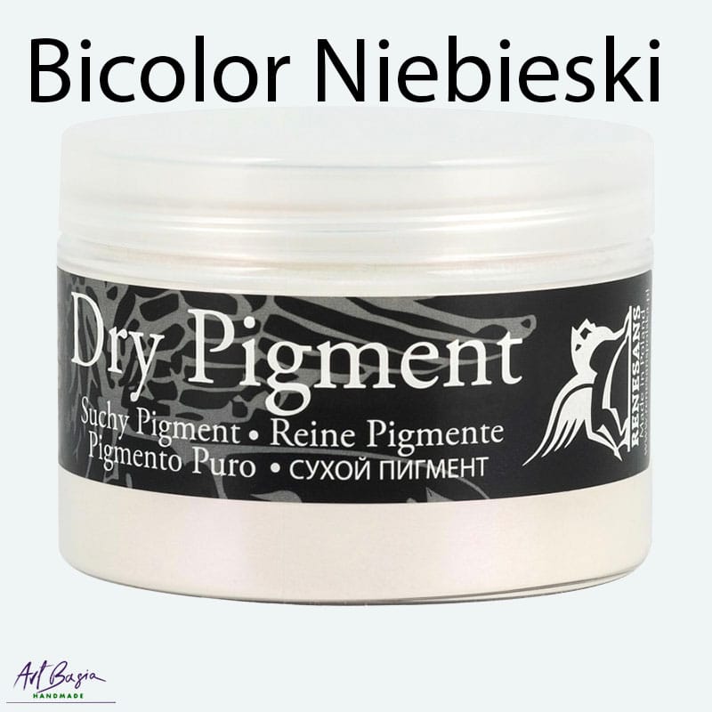 Suchy pigment mikowy bicolor Niebieski Renesans 50g w pojemniku