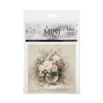 Papier ryżowy ITD RSM260 z delikatnymi motywami kwiatowymi shabby chic