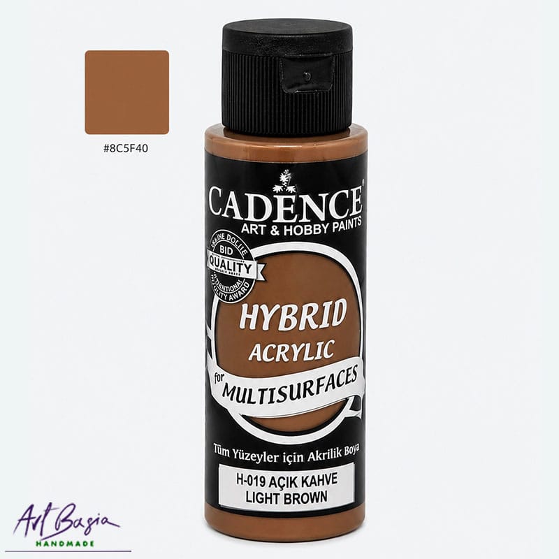 Farba hybrydowa Cadence Hybrid Acrylic H-19 Jasny Brąz 70 ml