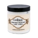 Cadence Klasik Relief Paste biała pasta strukturalna 250 ml do szablonów i efektów 3D