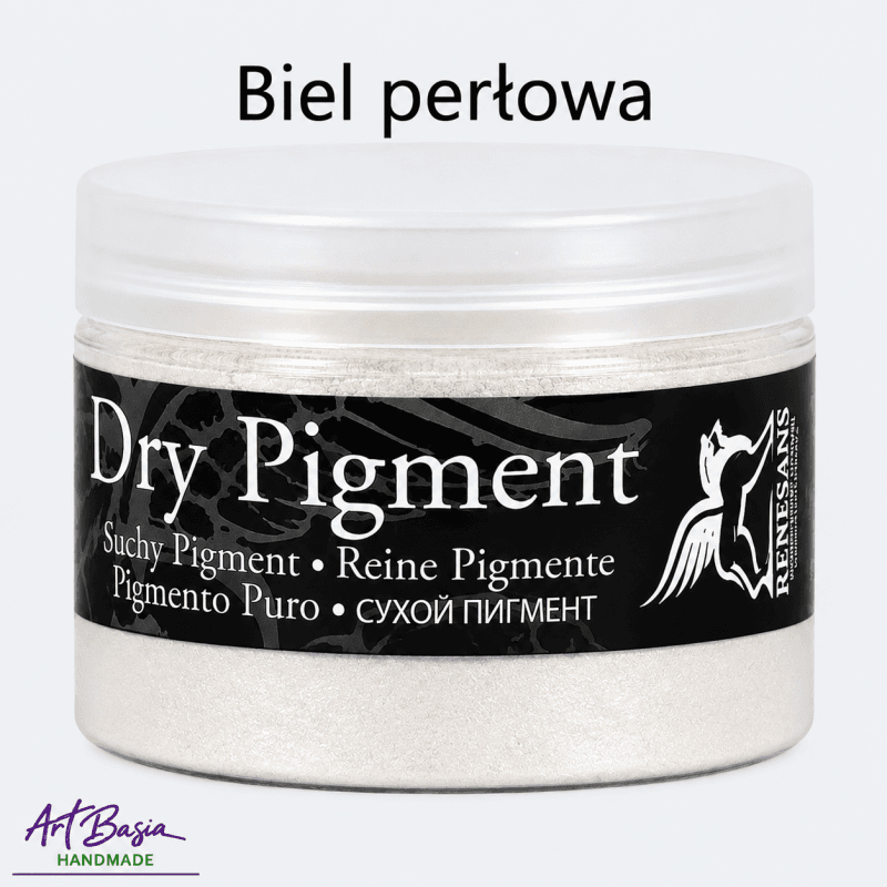 Pigment suchy Renesans Biel Perłowa Mika 50 g