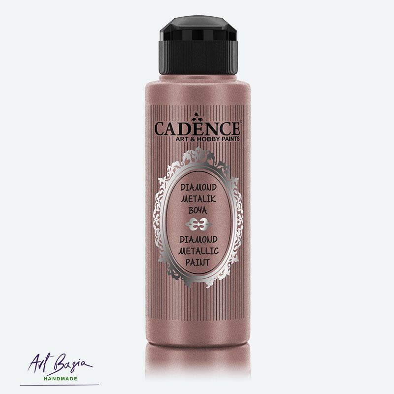 Farba metaliczna Cadence Diamond Brown 684 z diamentowym połyskiem 70 ml