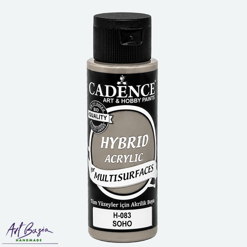 Farba akrylowa hybrydowa Cadence H-083 Soho – brąz, 70 ml Tytuł zdjęcia: Cadence Hybrid H-083 Brąz Soho 70 ml