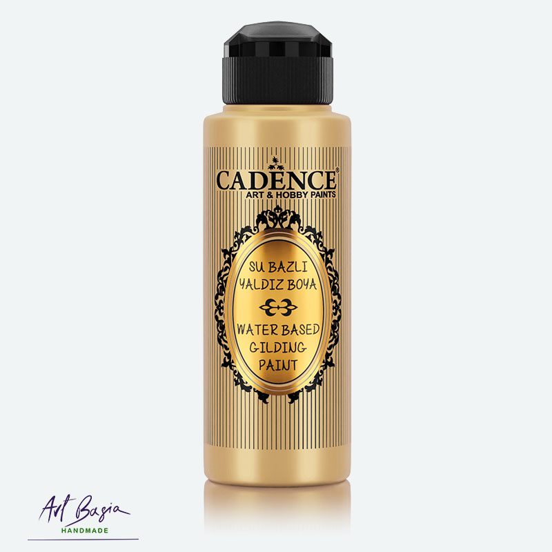 Farba metaliczna Cadence Water-Based Gilding Gold 100 w buteleczce