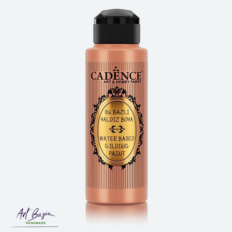 Farba metaliczna Cadence Water-Based Gilding Copper 103 w buteleczce