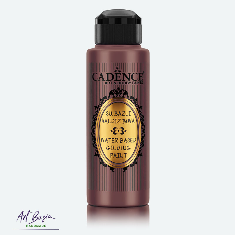 Farba metaliczna Cadence Water-Based Gilding Chocolate 115 w buteleczce